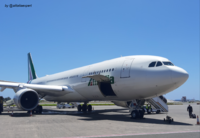 A330-200 a Malè, Maldive, prima di tornare a Milano Malpensa.